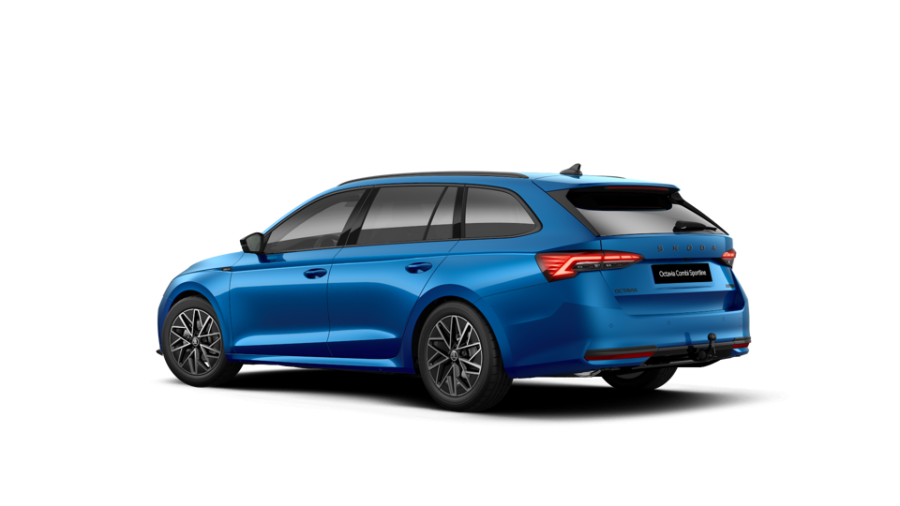Škoda Octavia, 1,5 TSI Hybrid 110 kW 7° automatická DSG, barva modrá