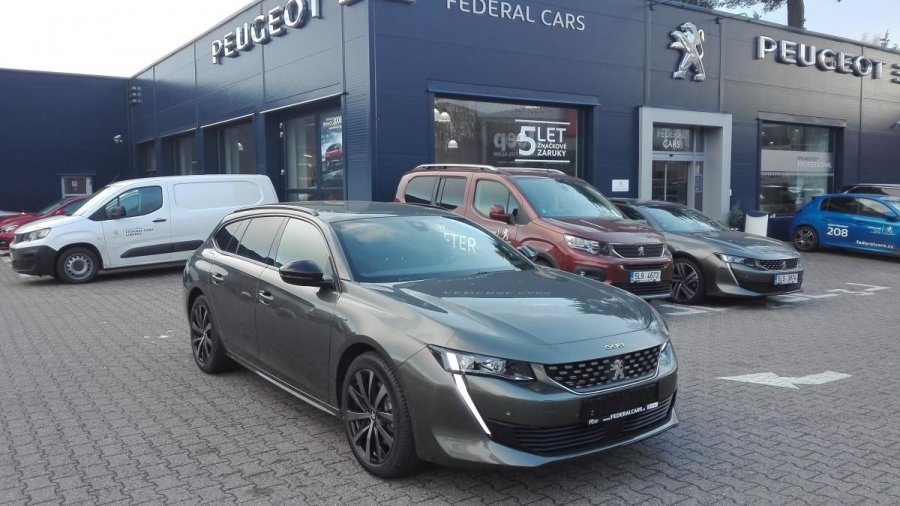 Peugeot 508, SW GT LINE BlueHDi 180 EAT8, barva šedá