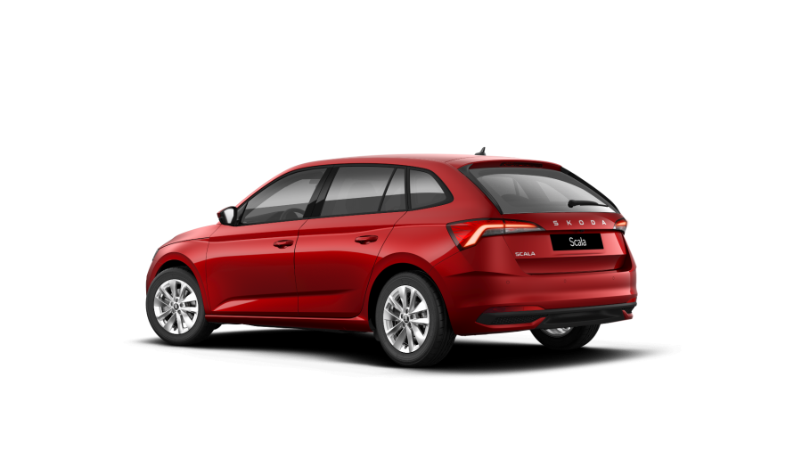 Škoda Scala, 1,0 TSI 85 kW 6° manuální, barva červená