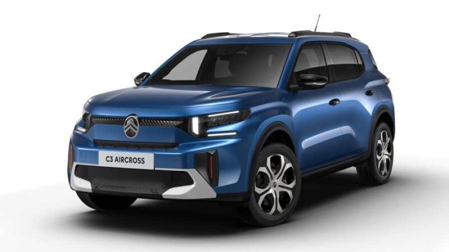 Citroën C3 Aircross, PLUS Turbo 100 MAN6, barva modrá