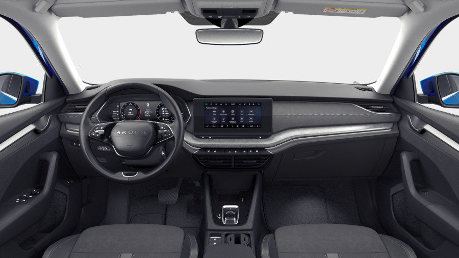 Škoda Octavia, 1,5 TSI Hybrid 110 kW 7° automatická DSG, barva modrá