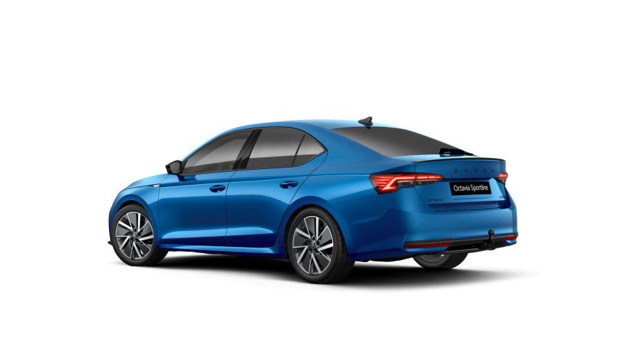Škoda Octavia, 1,5 TSI Hybrid 110 kW 7° automatická DSG, barva modrá