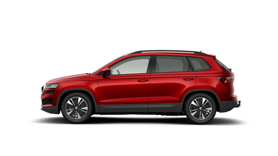 Škoda Karoq, 1,5 TSI 110 kW 7° automatická DSG, barva červená