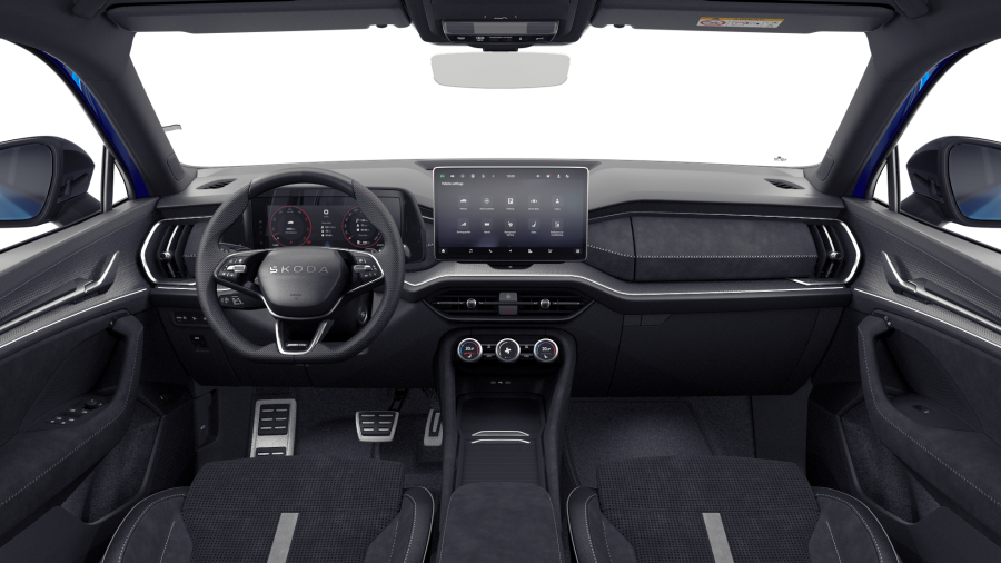 Škoda Kodiaq, 2,0 TDI 142 kW 7° automatická DSG 4x4, barva modrá