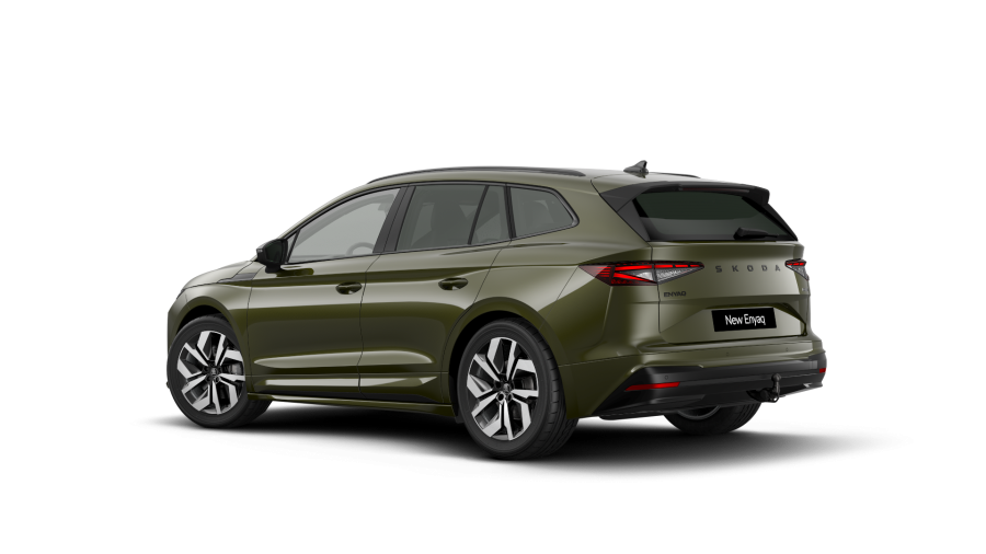 Škoda Enyaq iV, 61 kWh 140 kW 1° převodovka, barva zelená