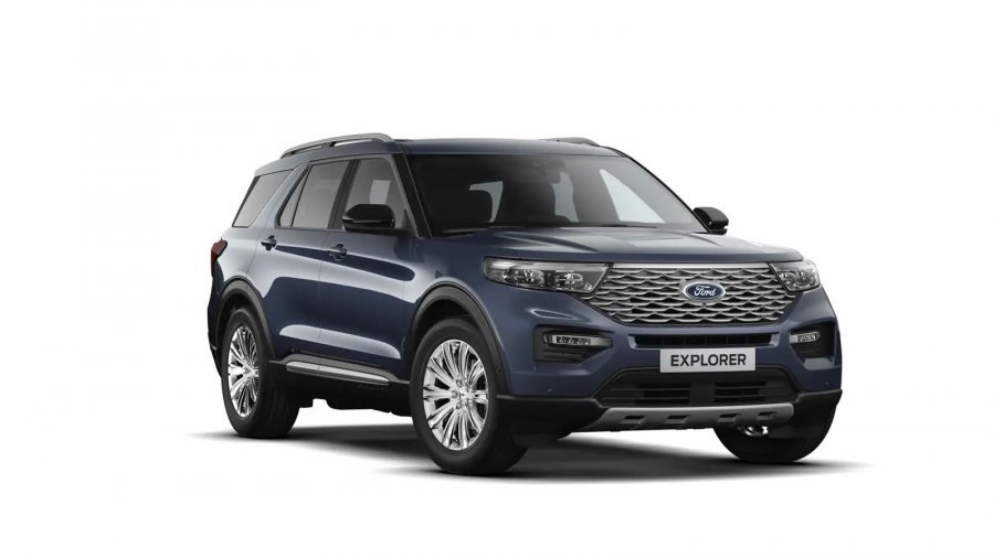 Ford Explorer, Platinum, 5dveřová, 3.0 EcoBoost 336 kW/457 k, 10st. automatická, 4WD, barva modrá