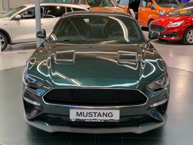 Ford Mustang, liftback, MUSTANG V8 BULLITT Fastback 5,0 BULLITT 338 kW / 460 k, barva zelená