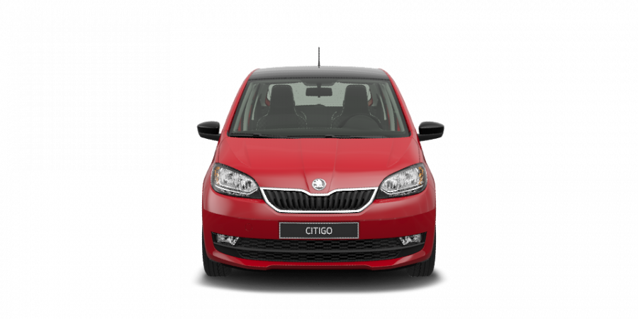 Škoda Citigo, 1,0 MPI 55 kW 5-stup. mech., barva červená