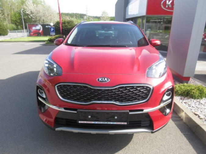 Kia Sportage, 1,6 T-GDi GPF 4x4 TOP, barva červená