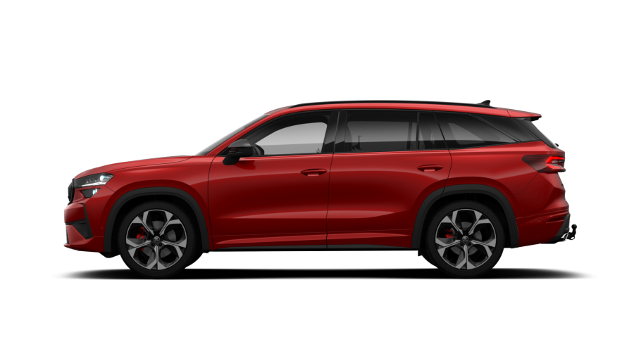 Škoda Kodiaq, 2,0 TSI 195 kW 7° automatická DSG 4x4, barva červená