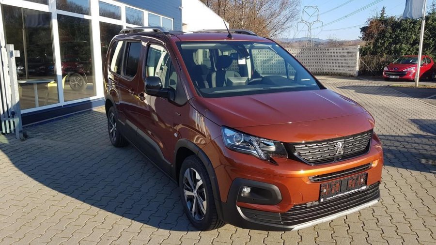 Peugeot Rifter, GTLine 1.5 BlueHDi 130 MAN6, barva oranžová
