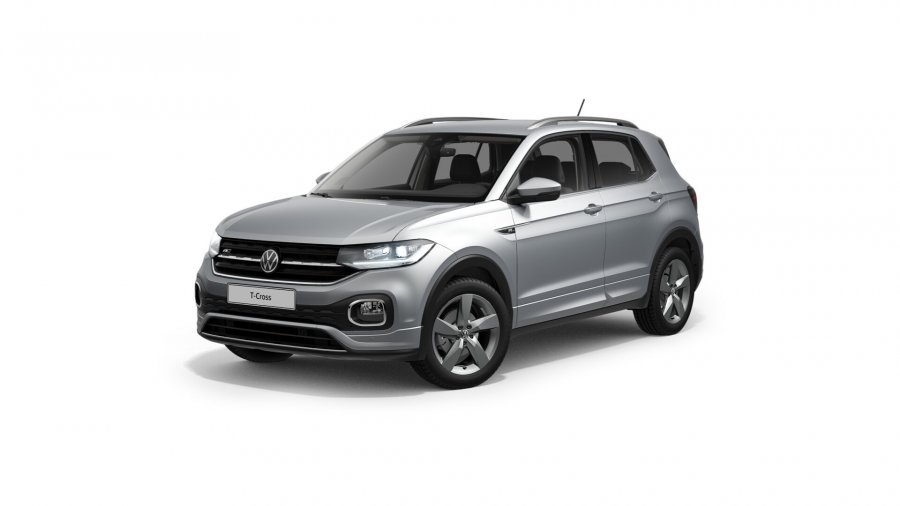 Volkswagen T-Cross, T-Cross Style 1,0 TSI 81 kW 6G, barva stříbrná