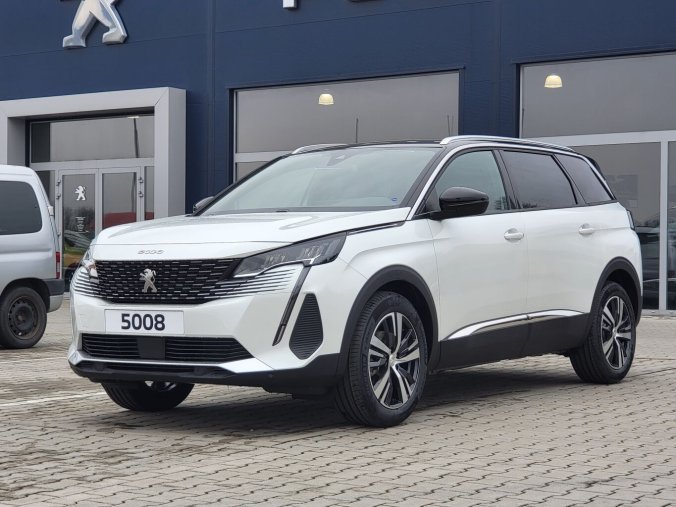 Peugeot 5008, Peugeot 5008 ALLURE PACK Hybrid 136 e-DCS6, barva bílá