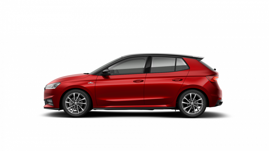 Škoda Fabia, 1,0 TSI 85 kW 6-stup. mech., barva červená
