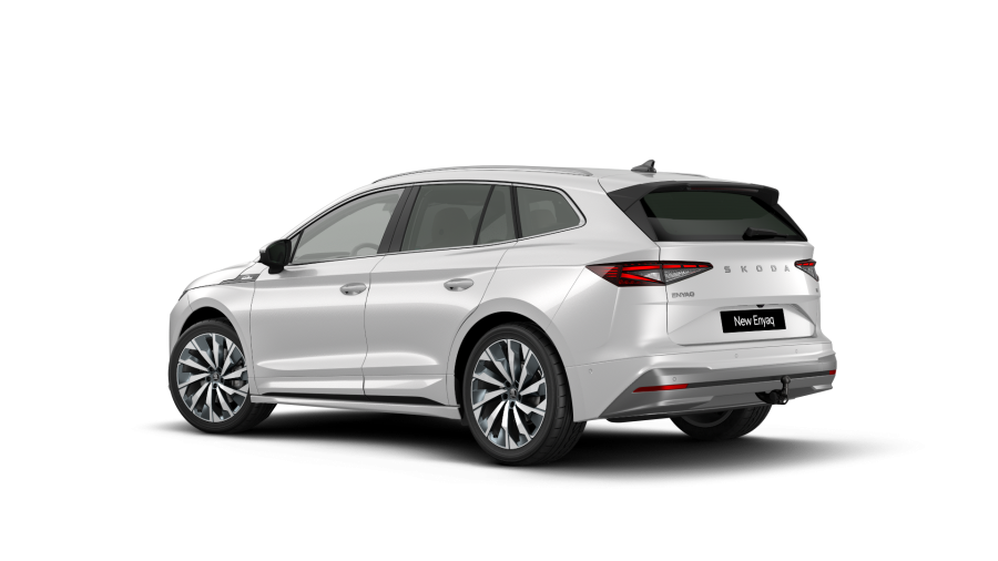 Škoda Enyaq iV, 82 kWh 210 kW 1° převodovka, barva bílá