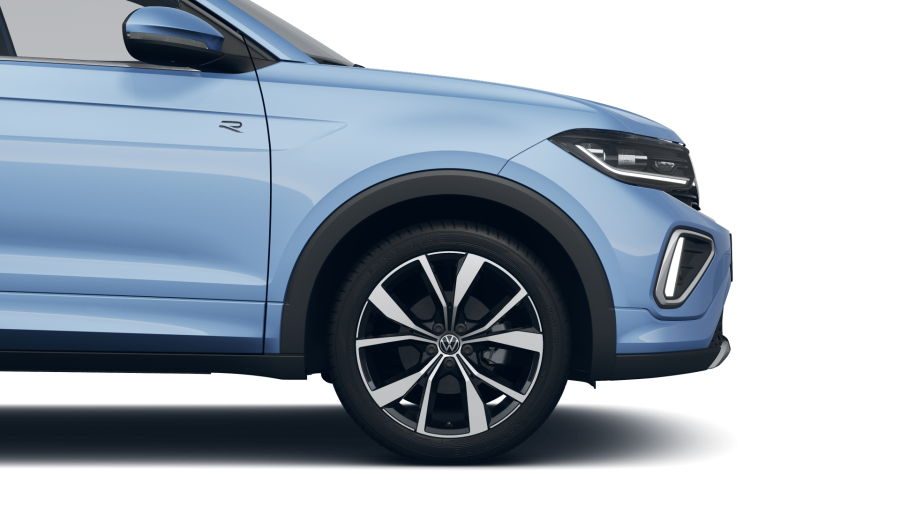 Volkswagen T-Cross, T-Cross R-Line People1.5 TSI 110 kW 7DSG, barva modrá
