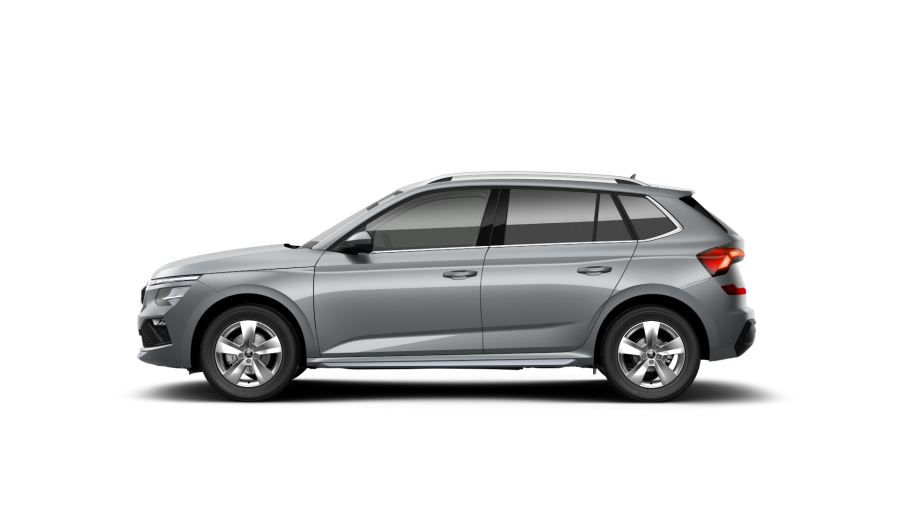 Škoda Kamiq, 1,0 TSI 85 kW 7° automatická DSG, barva stříbrná