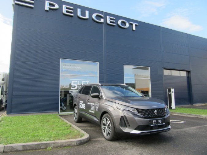 Peugeot 5008, ALLURE PACK 1.5 BHDi 130k EAT8, barva šedá