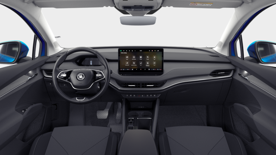 Škoda Enyaq iV, 55 kWh 125,00 kW 1-stup. automat., barva modrá