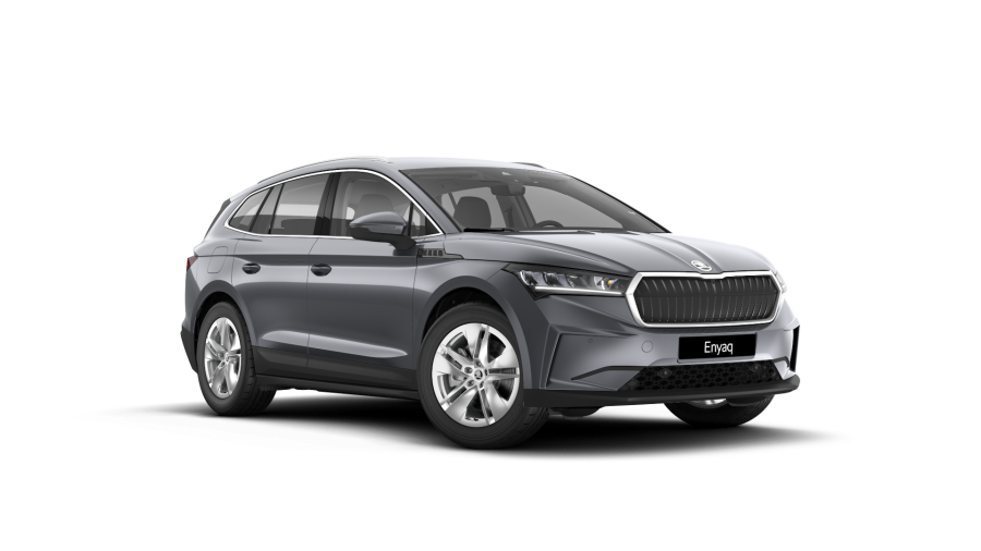 Škoda Enyaq iV, 82 kWh 210,00 kW 1-stup. automat. 4x4, barva šedá