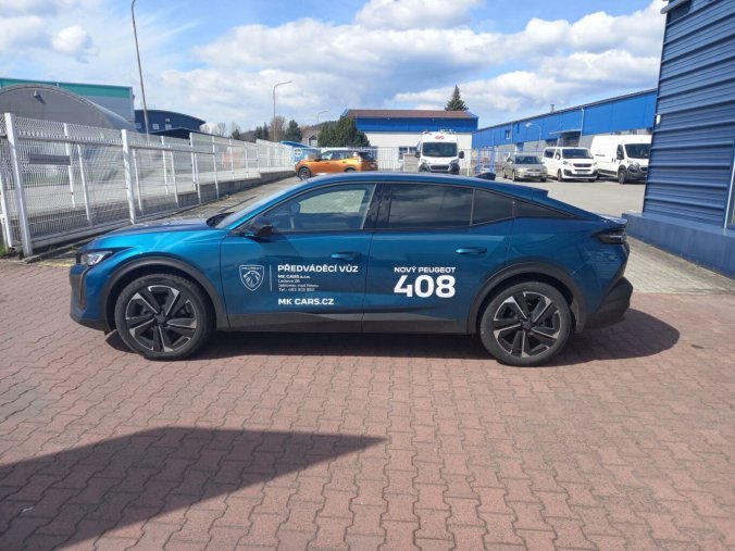 Peugeot 408, Peugeot 408 ALLURE Hybrid 145 e-DCS6, barva modrá