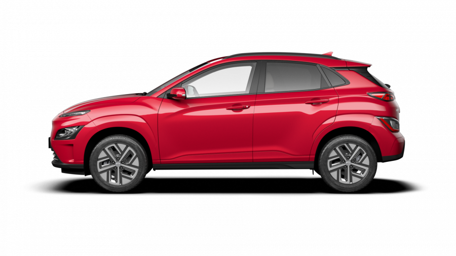 Hyundai Kona, KONA EV 100 kW (elektřina) Stálý redukční převod, barva červená