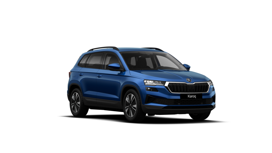 Škoda Karoq, 1,5 TSI 110 kW 7-stup. automat., barva modrá