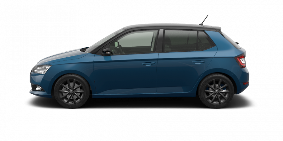 Škoda Fabia, 1,0 TSI 70 kW 5-stup. mech., barva modrá