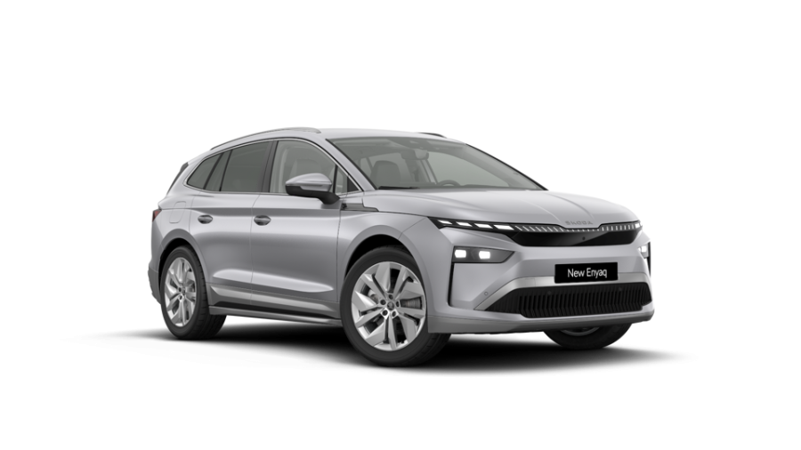 Škoda Enyaq iV, 82 kWh 1° automatická, barva stříbrná