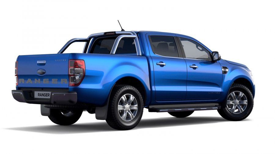 Ford Ranger, Double Cab Limited, Dvojkabina, 2.0 EcoBlue Bi-Turbo 157 kW/213 k, 10st. automatická, 4WD, barva modrá