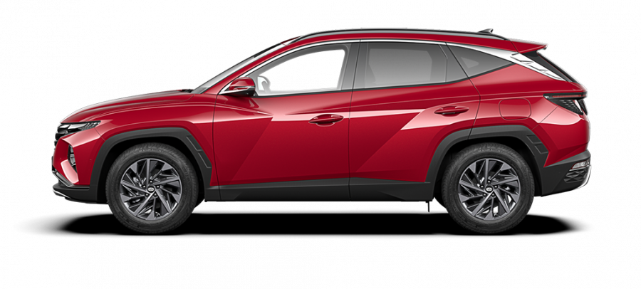 Hyundai Tucson, 1,6 T-GDI MHEV 132 kW (95 NAT mild hybrid) 7 st. DCT 4×4, barva červená
