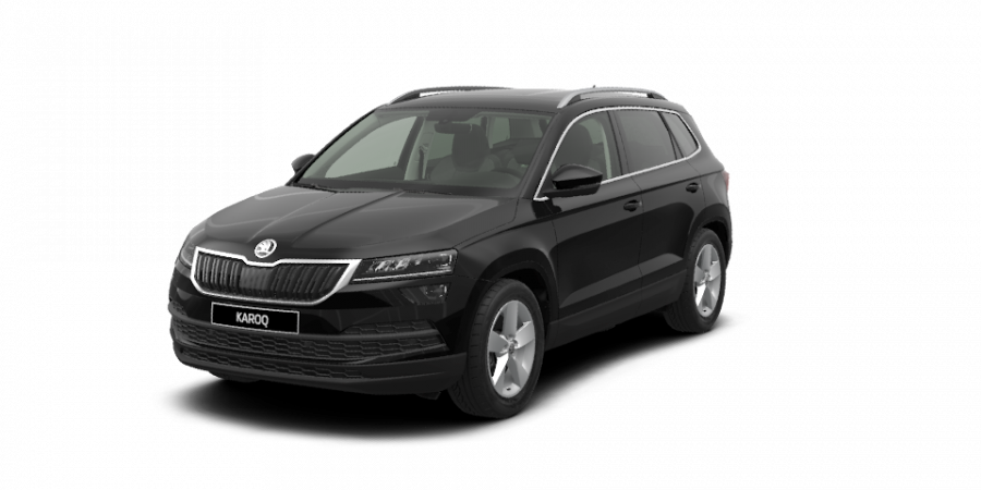 Škoda Karoq, 1,0 TSI 85 kW 6-stup. mech., barva černá