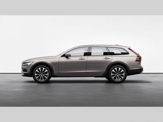 Volvo V90, B4 2.0L 197+14 HP AT8 AWD CROS, barva stříbrná