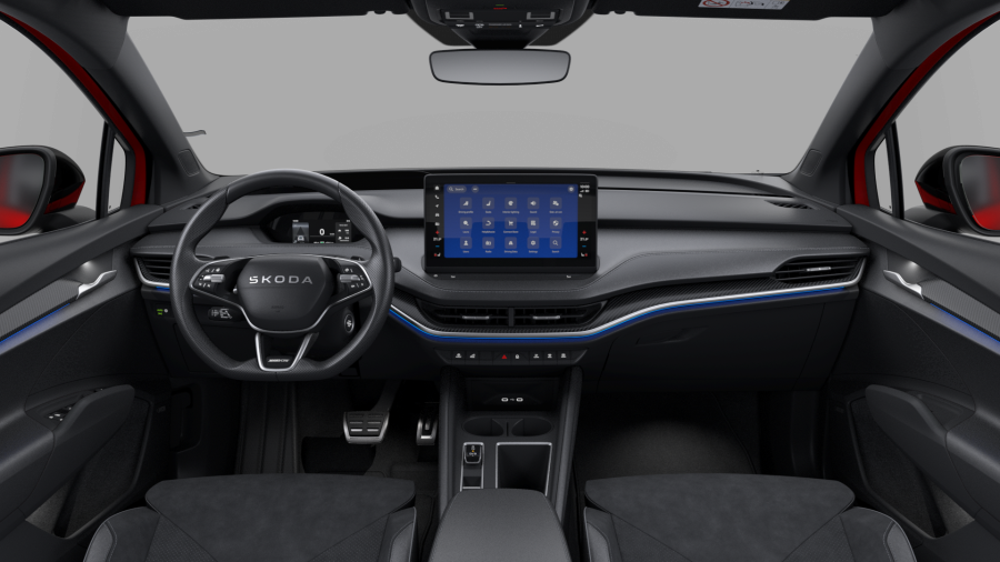 Škoda Elroq, 61 kWh 140 kW 1° převodovka, barva červená