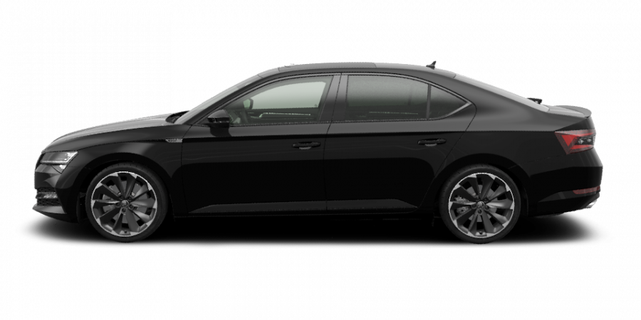 Škoda Superb, 2,0 TSI 200 kW 7-stup. automat. 4x4, barva černá