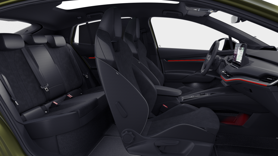 Škoda Enyaq iV, 82 kWh 1° automatická, barva zelená