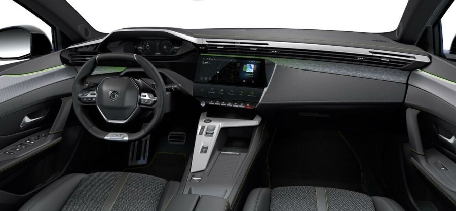 Peugeot 408, Peugeot 408 GT Hybrid 136 e-DCS6, barva modrá