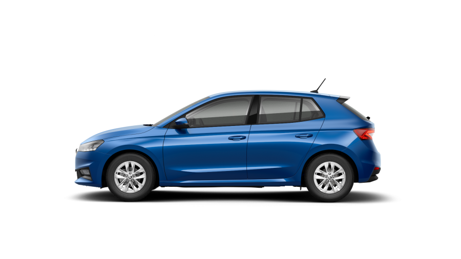 Škoda Fabia, 1,0 MPI 59 kW 5-stup. mech., barva modrá