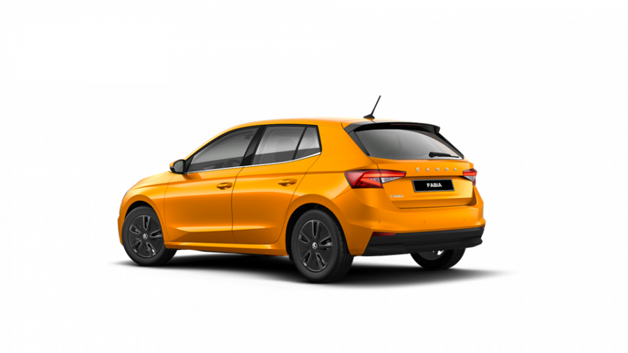 Škoda Fabia, 1,5 TSI 110 kW 7-stup. automat., barva oranžová