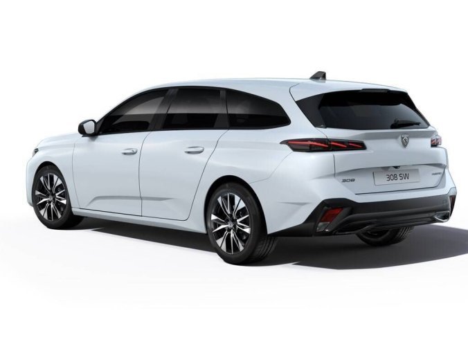 Peugeot 308, Peugeot 308 ALLURE Hybrid  e-DCS6 1.2, barva bílá