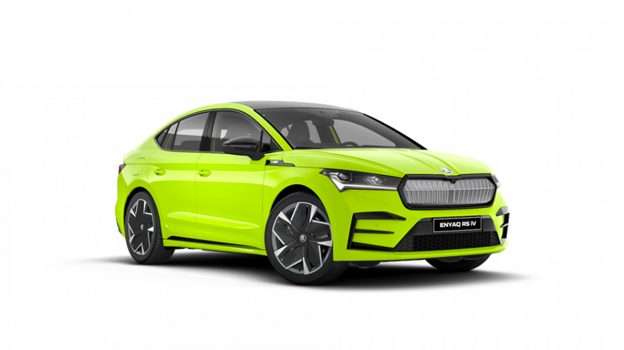 Škoda Enyaq iV, 82 kWh 220 kW 1° převodovka 4x4, barva zelená
