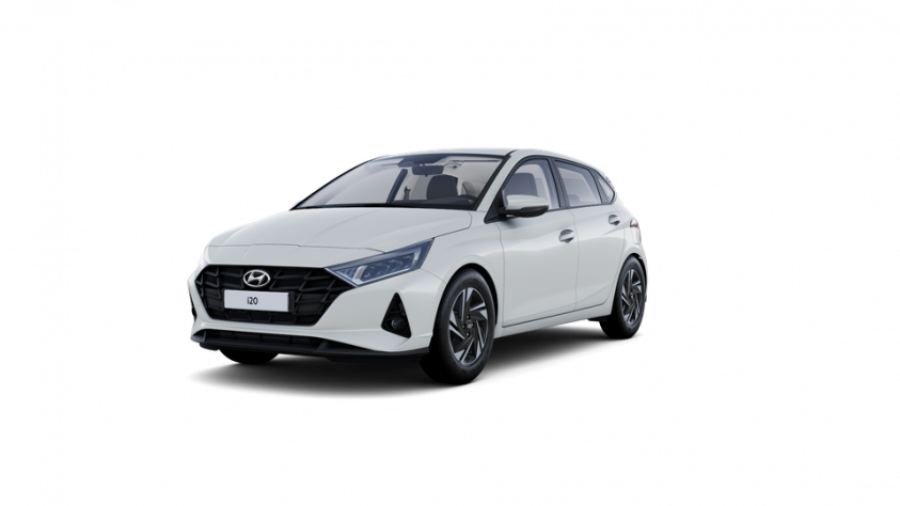 Hyundai i20, 1,0 T-GDI 74 kW DCT, barva bílá