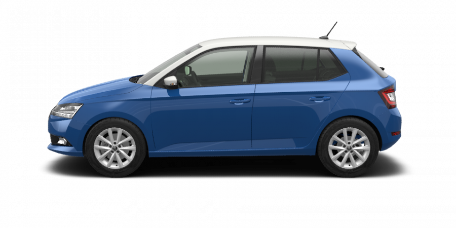 Škoda Fabia, 1,0 TSI 81 kW 6-stup. mech., barva modrá