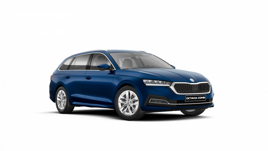 Škoda Octavia, 1,5 TSI 110 kW 6-stup. mech., barva modrá