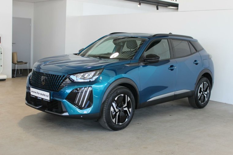 Peugeot 2008, Peugeot 2008 ALLURE Hybrid 136 e-DCS6, barva modrá