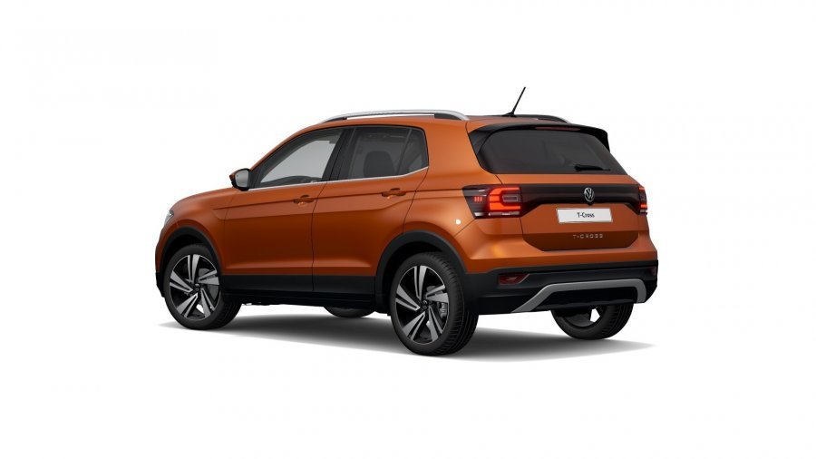 Volkswagen T-Cross, T-Cross Style 1,5 TSI 110 kW 7DSG, barva oranžová