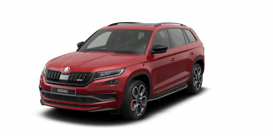 Škoda Kodiaq, 2,0 Bi-TDI 176 kW 7-stup. automat. 4x4, barva červená