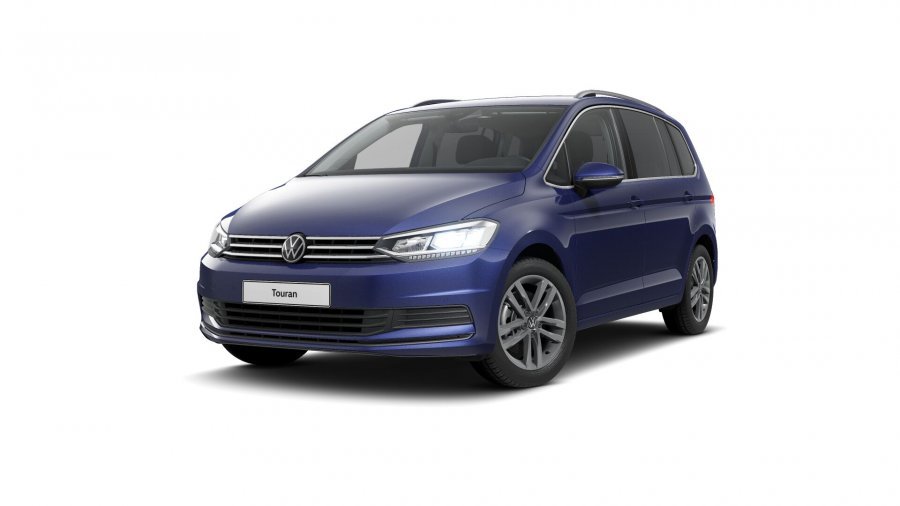 Volkswagen Touran, Touran ME 1,5 TSI EVO 7DSG, barva modrá