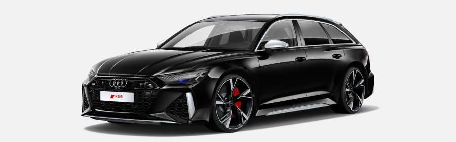 Audi A6, RS6 Avant TFSI 441 kW quattro, barva černá