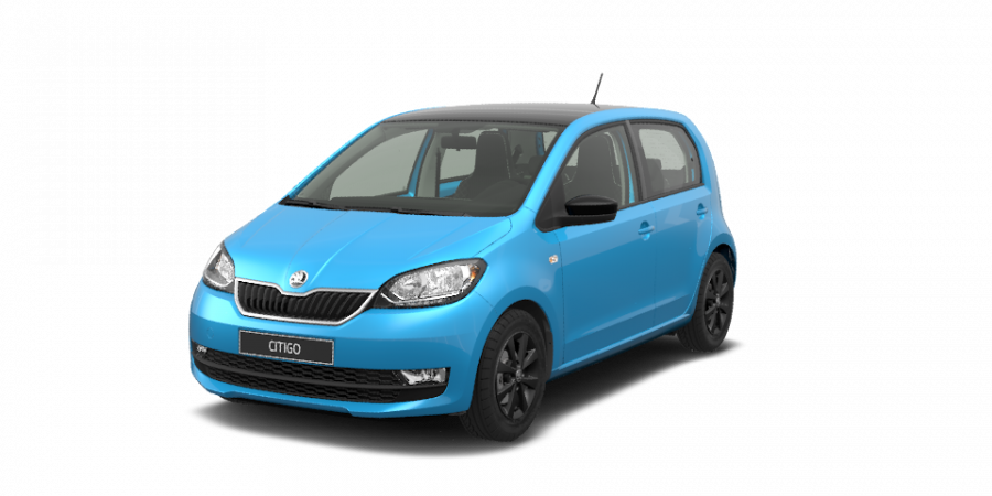 Škoda Citigo, 1,0 MPI 44 kW 5-stup. mech., barva žlutá